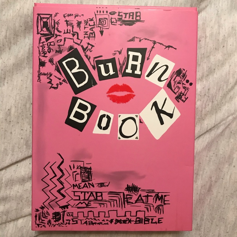 Mean girls burn book makeup pallet